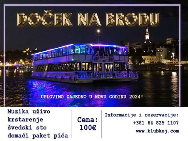 Nova godina u Jahting klubu Kej - Brod Kej