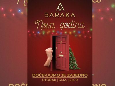 Klub Restoran Baraka Nova godina 2027 Klub Restoran Baraka Nova godina 2027