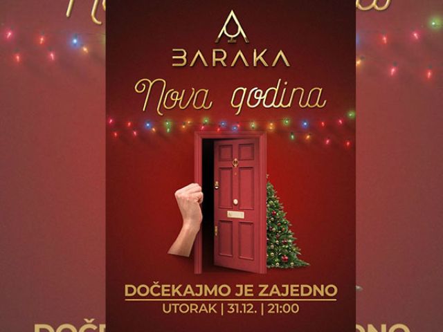 Klub Restoran Baraka Doček Nove godine