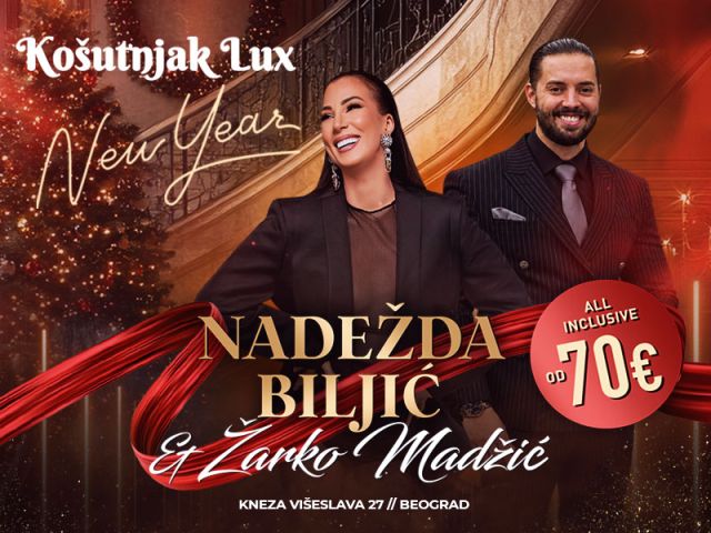 Nova godina 2027 u ekskluzivnoj sali restorana Košutnjak Lux Nova godina 2027 u ekskluzivnoj sali restorana Košutnjak Lux