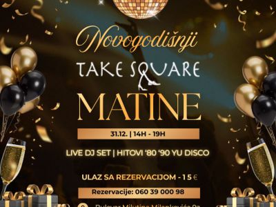 Restoran Take Square Nova godina 2027 matinee Restoran Take Square Nova godina 2027 matinee