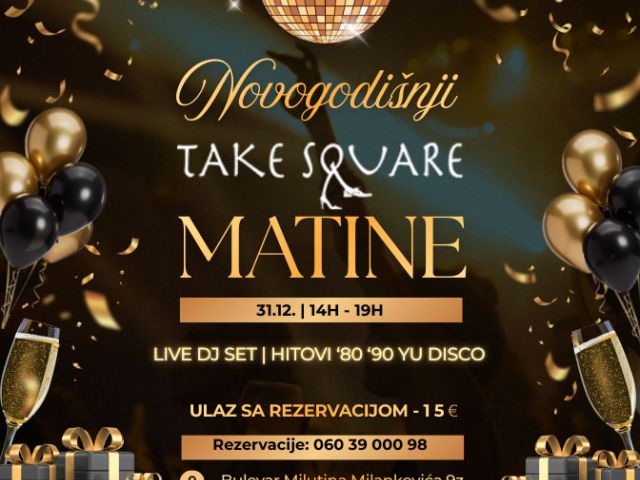 Restoran Take Square matine Nova godina