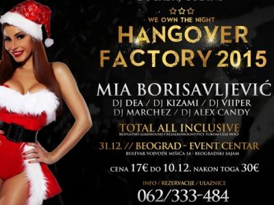 Hangover Factory Nova godina 2026