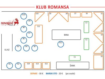 Doček Nove godine u Romansa Night Club-u Doček Nove godine u Romansa Night Club-u