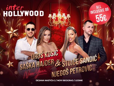 Restoran Inter Hollywood Ledine Nova godina 2027 Restoran Inter Hollywood Ledine Nova godina 2027