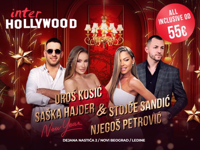 Doček Nove godine u restoranu Inter Hollywood Ledine Doček Nove godine u restoranu Inter Hollywood Ledine