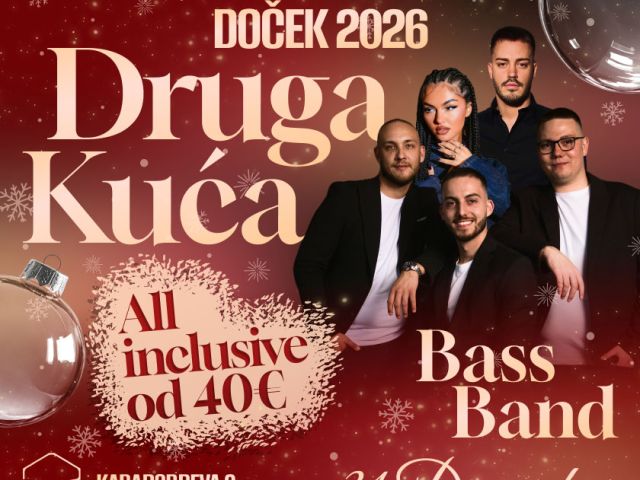 Kafana Druga Kuća Beton hala doček Nove godine 2027 Kafana Druga Kuća Beton hala doček Nove godine 2027