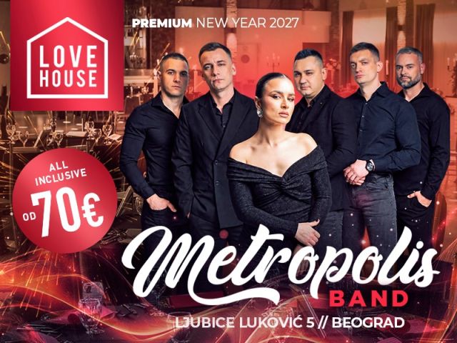 Nova godina 2027 u Love House Event Hall-u Nova godina 2027 u Love House Event Hall-u