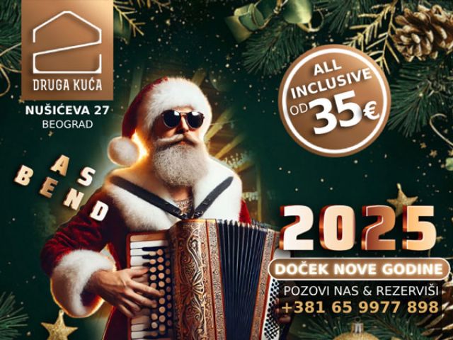 Doček Nove godine u kafani Druga Kuća