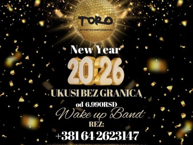 Toro Latin GastroBar - Nova godina 2027 Toro Latin GastroBar - Nova godina 2027