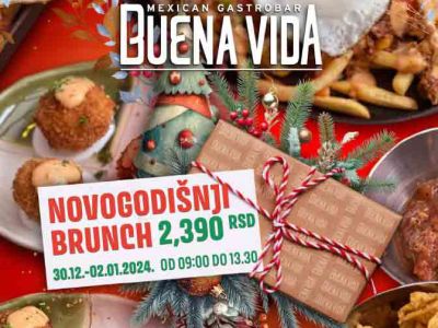 Restoran Buena Vida Novogodišnji branč Restoran Buena Vida Novogodišnji branč