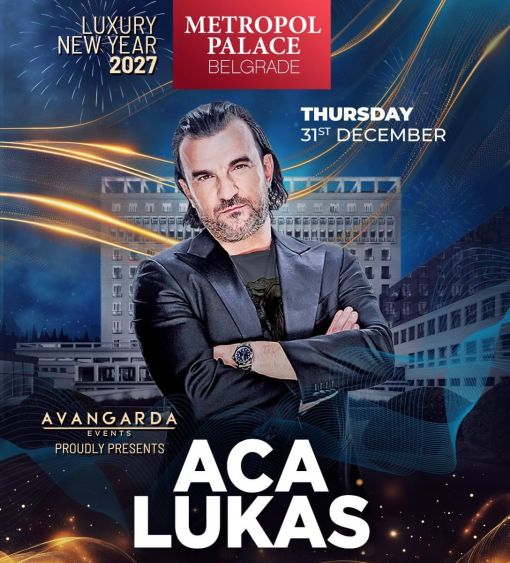 Aca Lukas - Doček Nove godine 2027 u Hotelu Metropol Palace